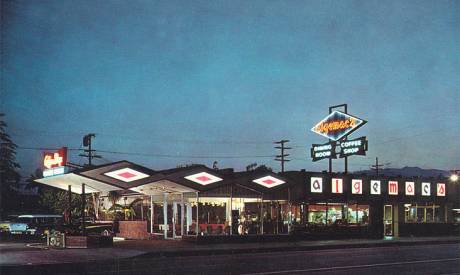 Postcards of Googie Architecture in California Postcards of Googie Architecture in California