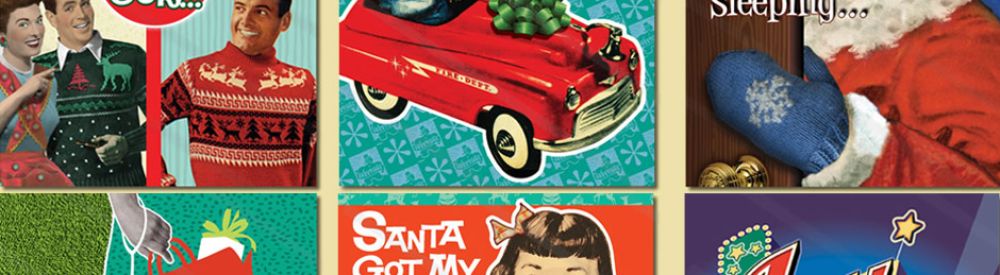 Retro Christmas Cards Retro Christmas Cards