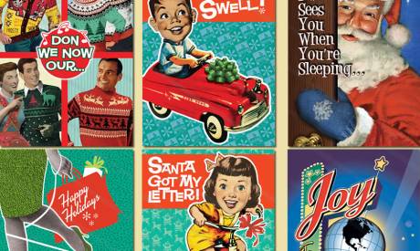 Retro Christmas Cards Retro Christmas Cards