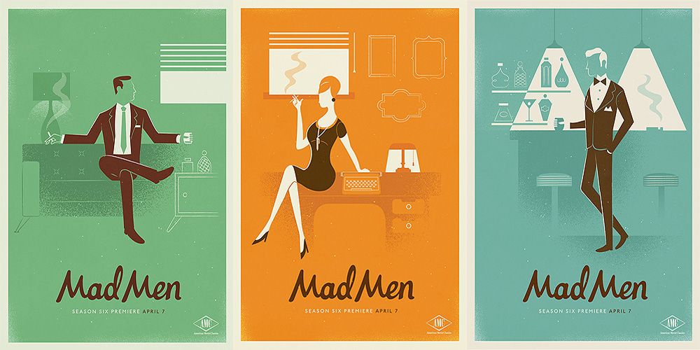 1960s Inspired Mad Men Posters 1960s Inspired Mad Men Posters