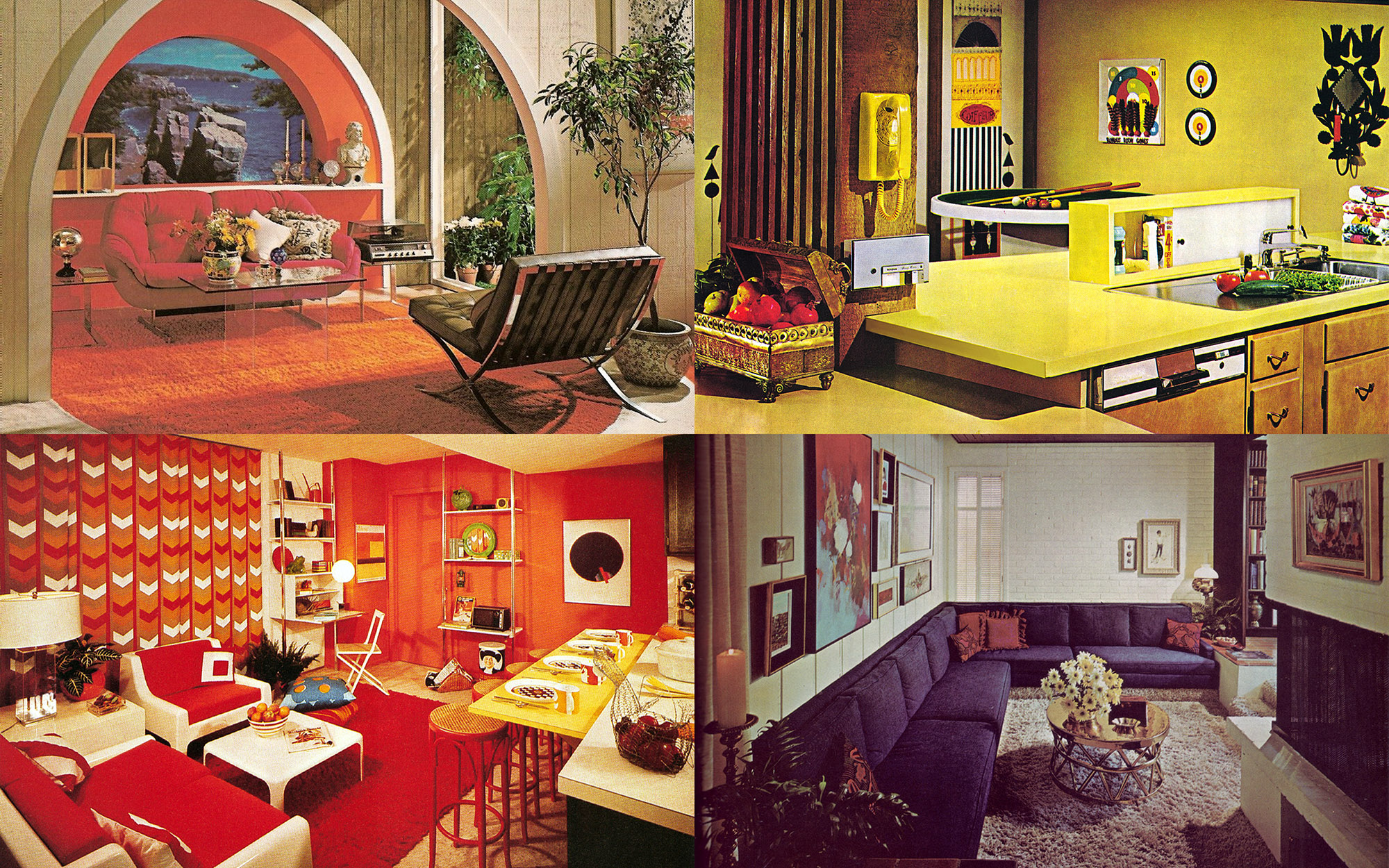 Interior Home Decor Of The 1960s Ultra Swank