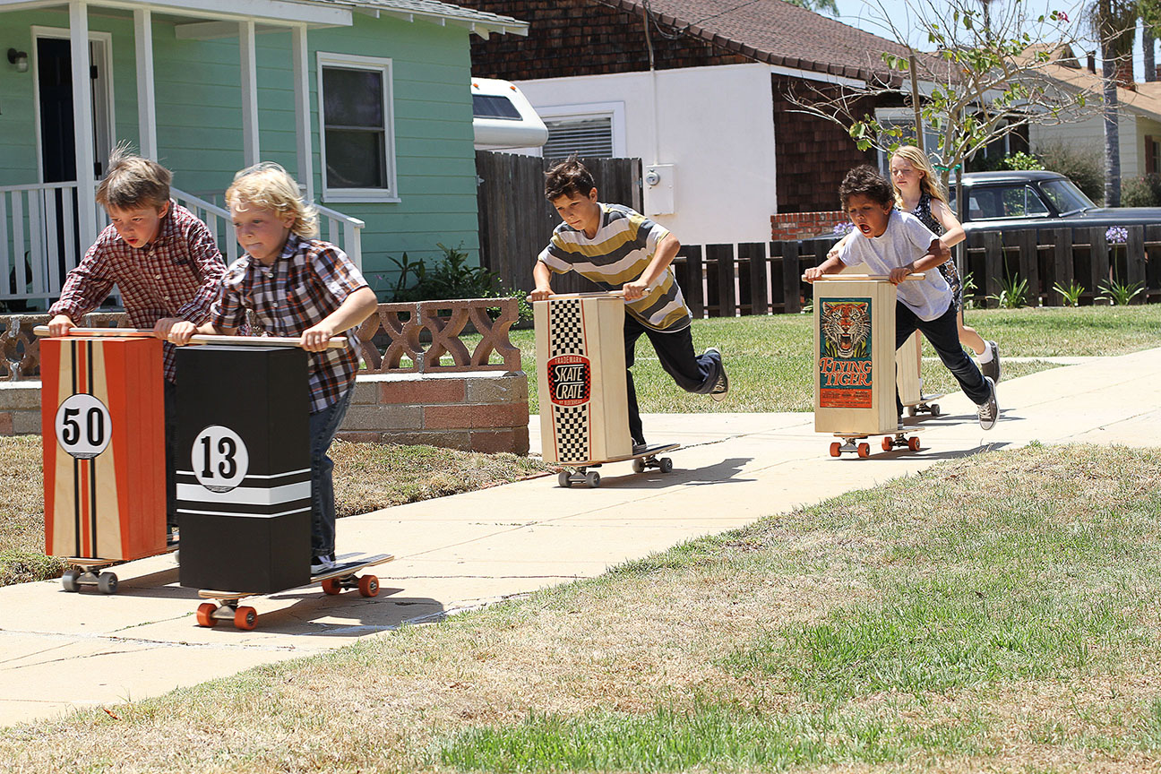 Kitsch Skate Crate Taking Skateboarding Back to the 1950s Ultra Swank