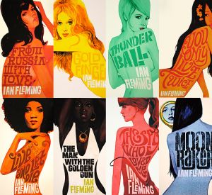 Unique Retro Flavored James Bond Cover Prints